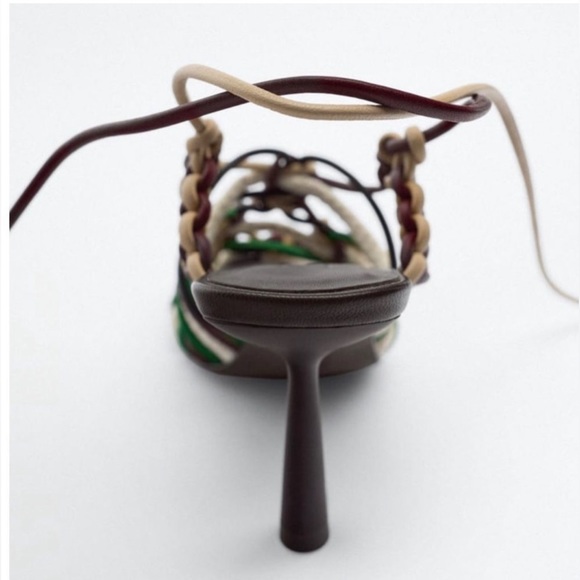 Cute Heel Sandals Créate for Zara Woman || Size 36 || - Picture 9 of 13